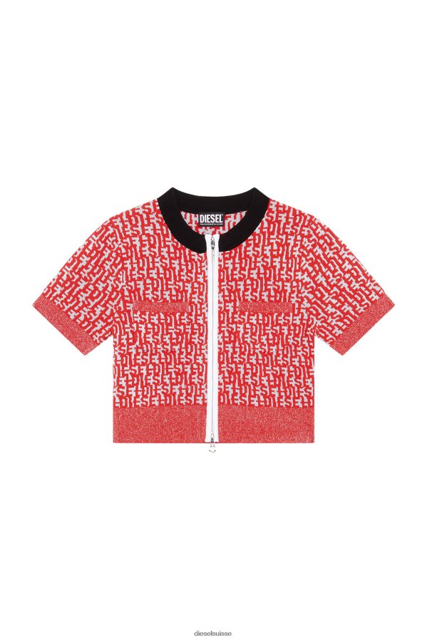 ch Diesel femmes m-athilde gris/rouge 0R48H8887 vêtements