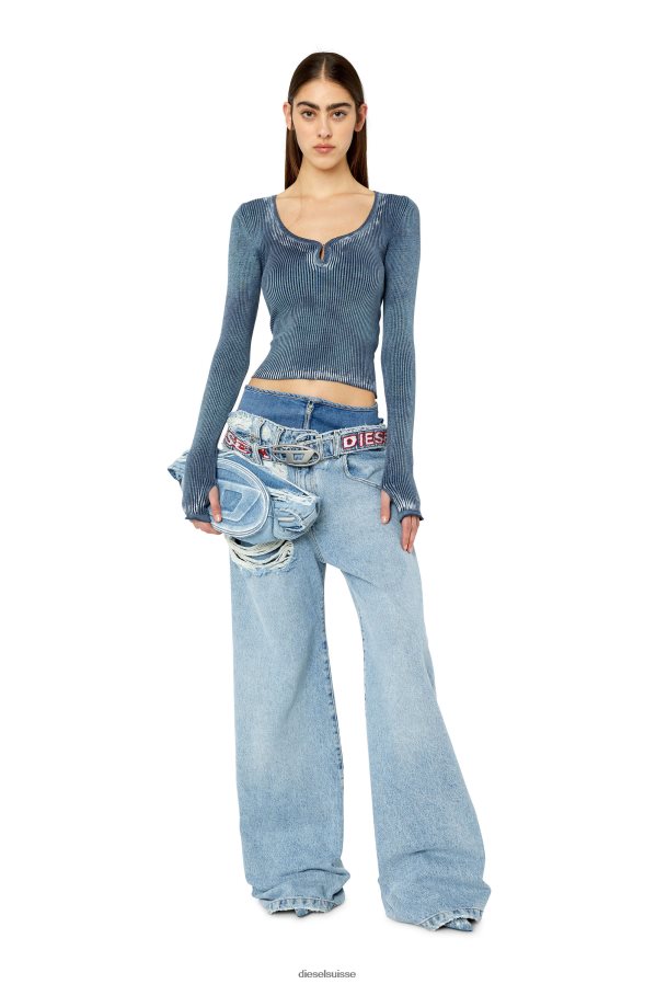 ch Diesel femmes m-ichiko bleu 0R48H8859 vêtements