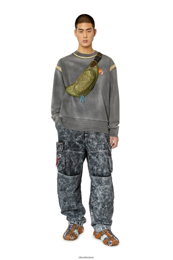 ch Diesel Hommes sac à bandoulière 1dr-pod vert militaire 0R48H8485 accessoire