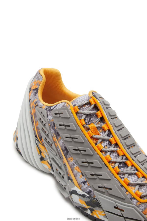 ch Diesel Hommes s-prototype v2 gris/orange 0R48H8532 chaussure