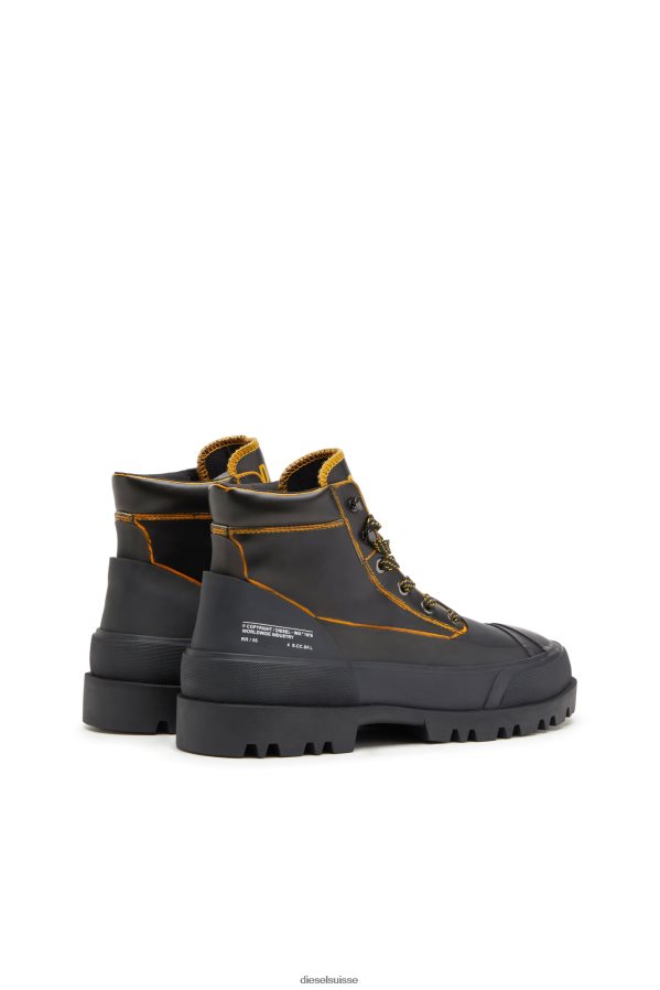 ch Diesel Hommes d-hiko bt x noir/orange 0R48H8544 chaussure