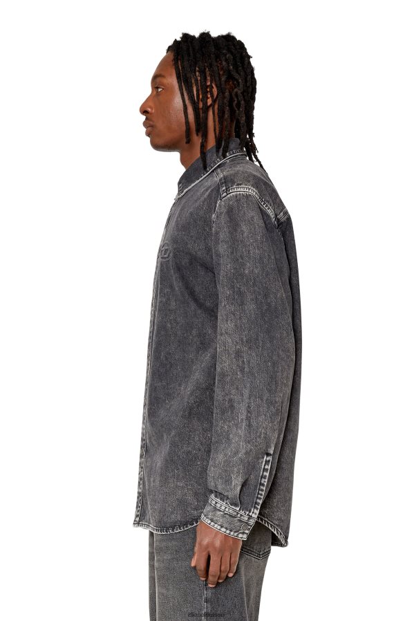 ch Diesel Hommes d-simplement noir/gris foncé 0R48H8330 vêtements