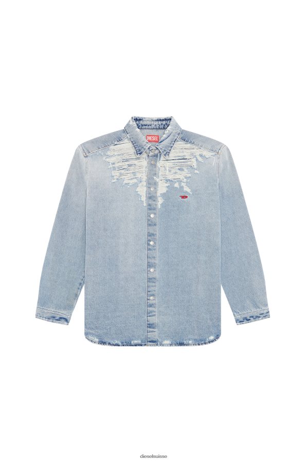 ch Diesel Hommes d-simplement-sur-fsb bleu clair 0R48H8334 vêtements