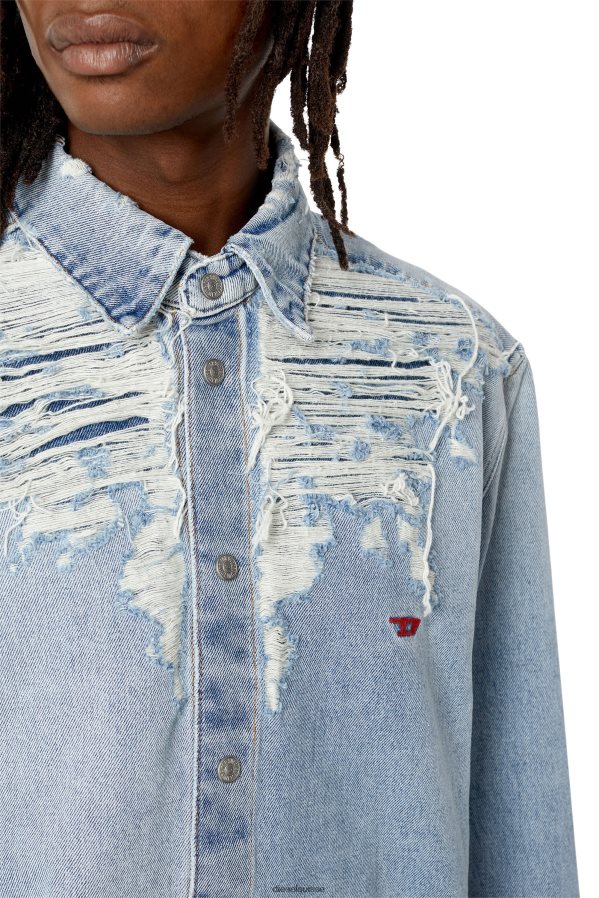 ch Diesel Hommes d-simplement-sur-fsb bleu clair 0R48H8334 vêtements