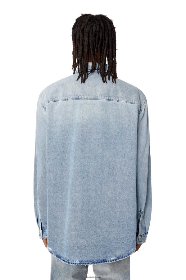 ch Diesel Hommes d-simplement-sur-fsb bleu clair 0R48H8334 vêtements