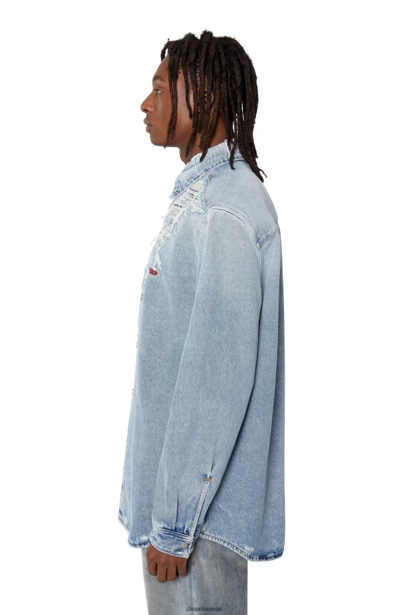 ch Diesel Hommes d-simplement-sur-fsb bleu clair 0R48H8334 vêtements