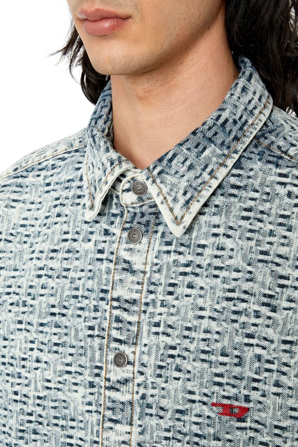 ch Diesel Hommes d-simplement-sur-sp bleu clair 0R48H8323 vêtements