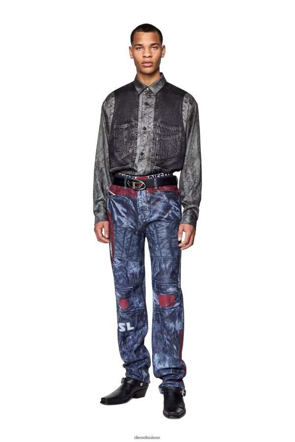 ch Diesel Hommes gilet-s-gilliam gris 0R48H8287 vêtements