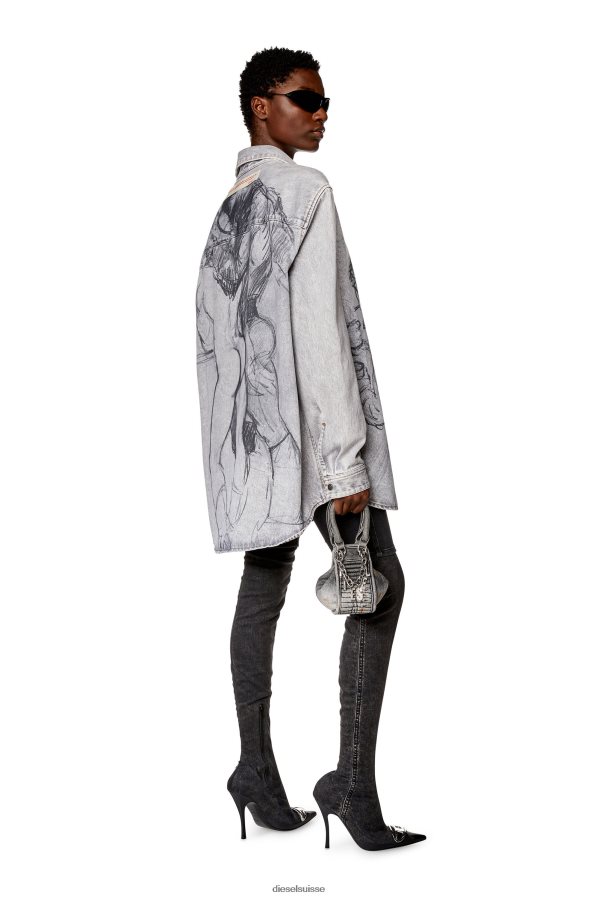 ch Diesel Hommes pr-d-tout simplement gris 0R48H8300 vêtements