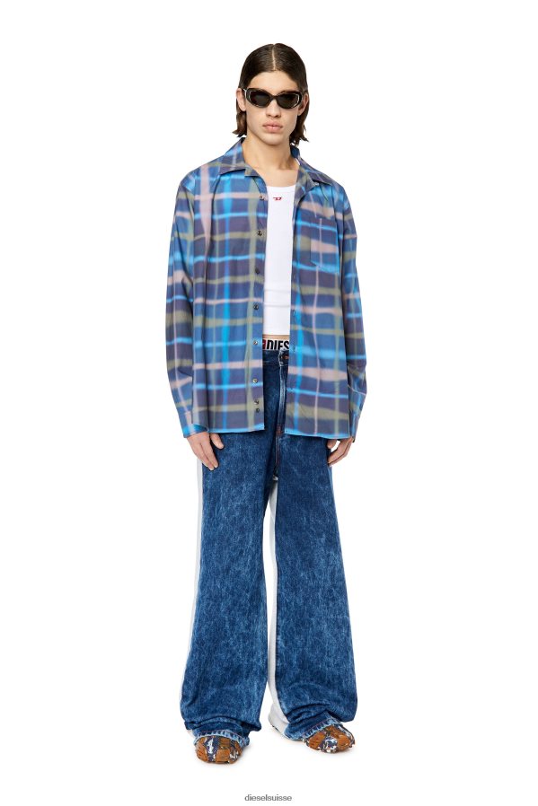 ch Diesel Hommes s-daraa vert bleu 0R48H8326 vêtements