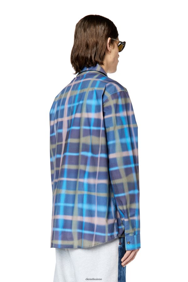 ch Diesel Hommes s-daraa vert bleu 0R48H8326 vêtements