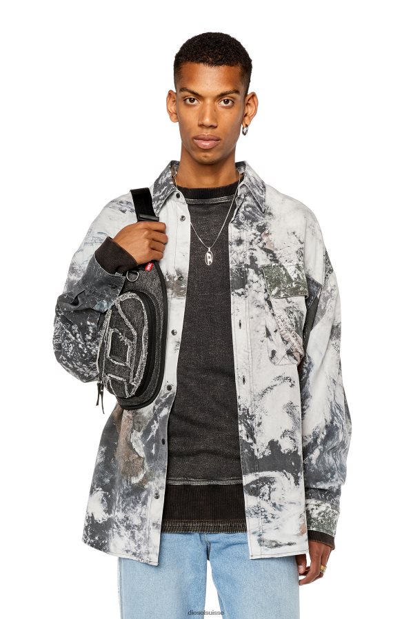 ch Diesel Hommes s-dewny-cmf gris 0R48H8298 vêtements