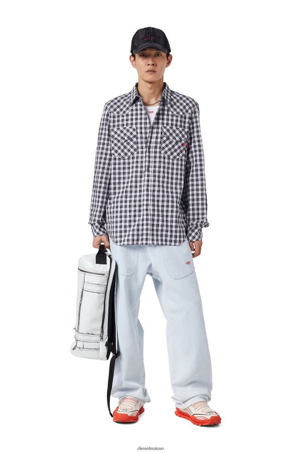 ch Diesel Hommes s-est-long-cl noir blanc 0R48H8319 vêtements