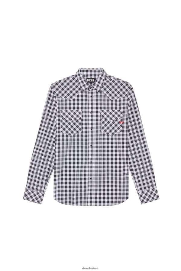 ch Diesel Hommes s-est-long-cl noir blanc 0R48H8319 vêtements