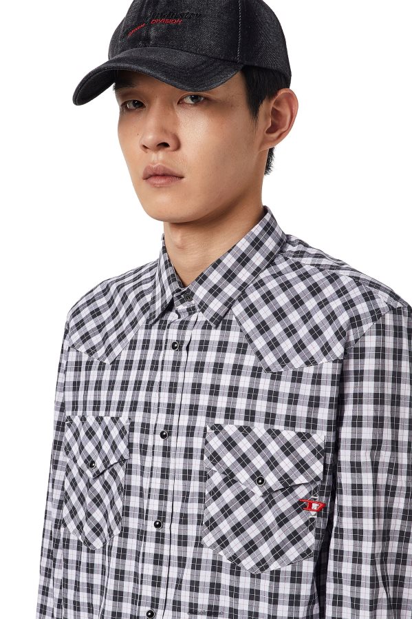 ch Diesel Hommes s-est-long-cl noir blanc 0R48H8319 vêtements