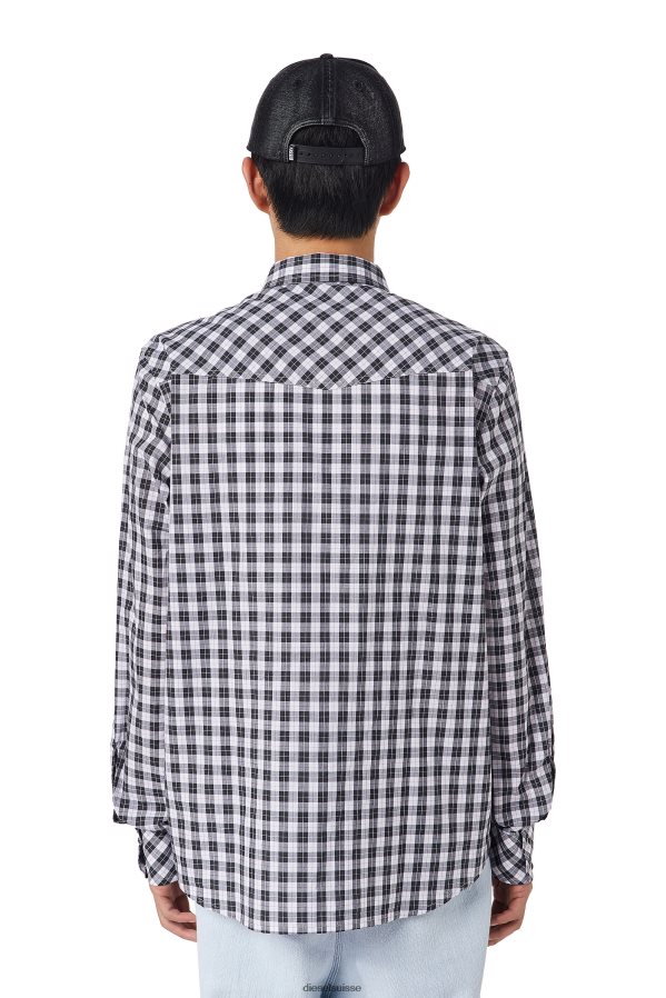 ch Diesel Hommes s-est-long-cl noir blanc 0R48H8319 vêtements