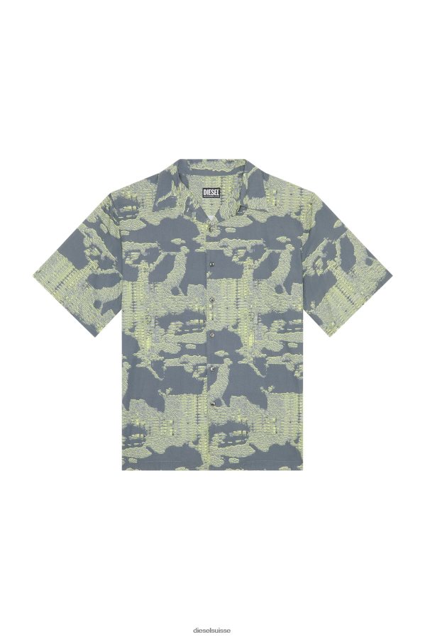 ch Diesel Hommes s-frank-a vert gris 0R48H8333 vêtements