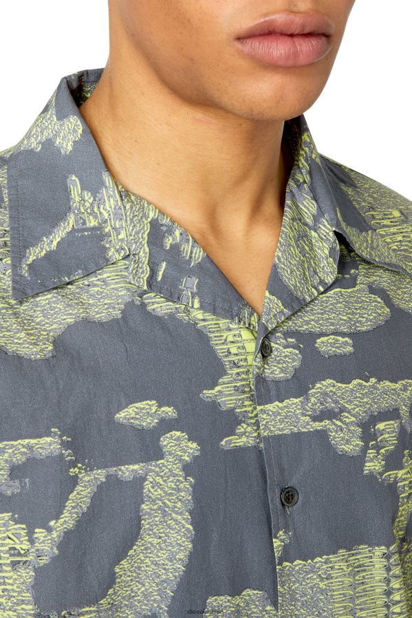 ch Diesel Hommes s-frank-a vert gris 0R48H8333 vêtements