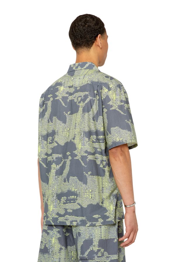 ch Diesel Hommes s-frank-a vert gris 0R48H8333 vêtements