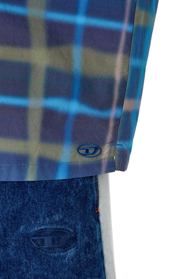 ch Diesel Hommes s-frank-check vert bleu 0R48H8309 vêtements