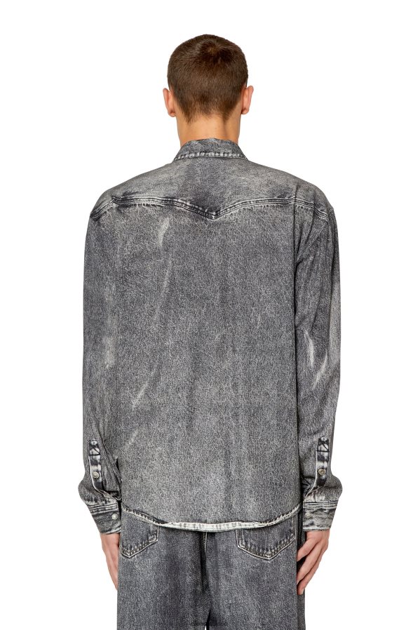 ch Diesel Hommes s-gils-dnm gris foncé 0R48H8315 vêtements