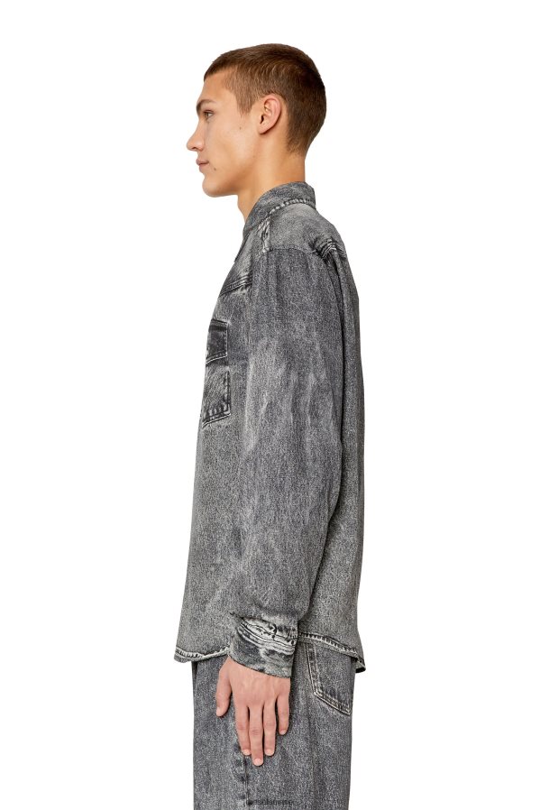 ch Diesel Hommes s-gils-dnm gris foncé 0R48H8315 vêtements