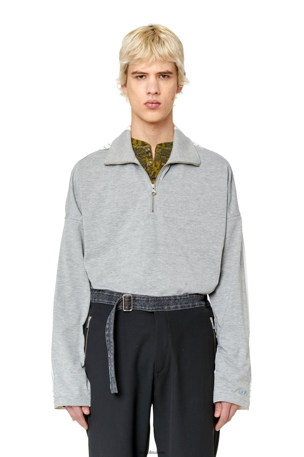 ch Diesel Hommes s-jars-a gris clair 0R48H8317 vêtements