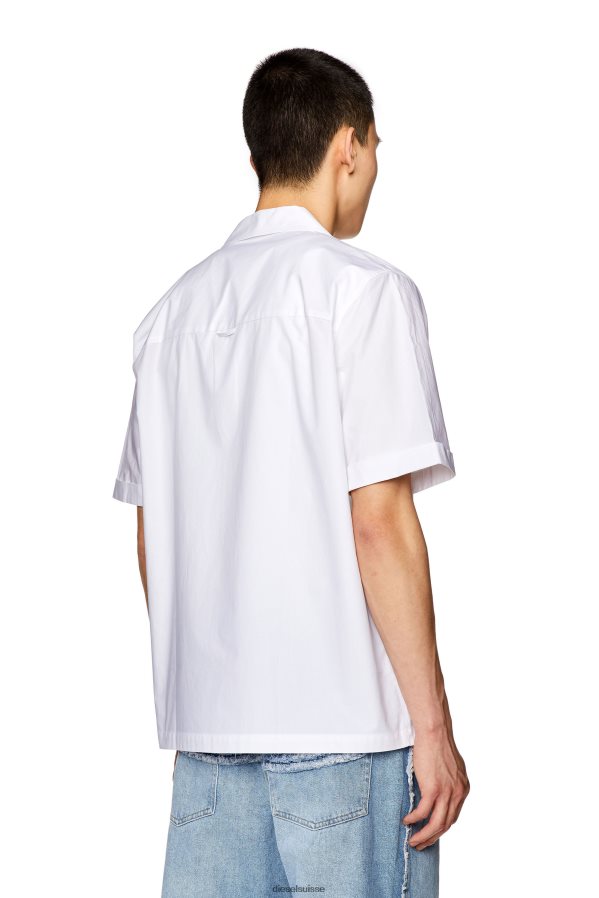 ch Diesel Hommes s-mac-22-b blanc rouge 0R48H8292 vêtements