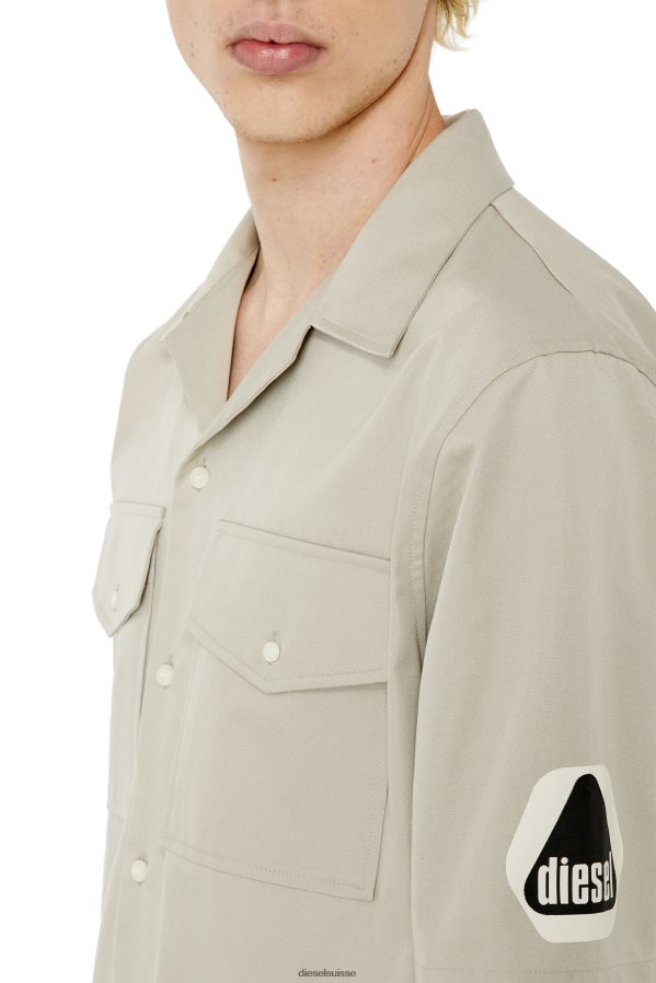 ch Diesel Hommes s-mac-b gris clair 0R48H8307 vêtements