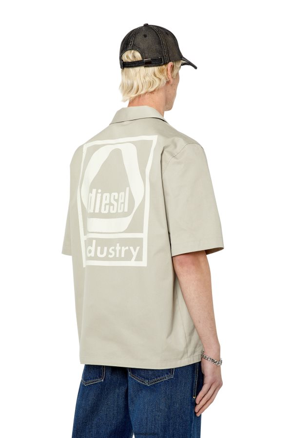 ch Diesel Hommes s-mac-b gris clair 0R48H8307 vêtements