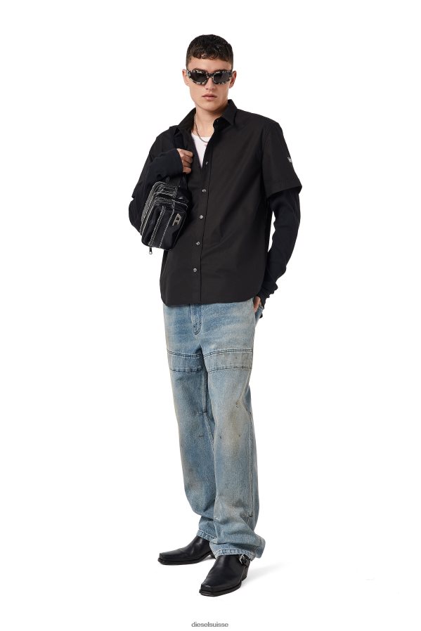 ch Diesel Hommes s-marley-a noir 0R48H8335 vêtements