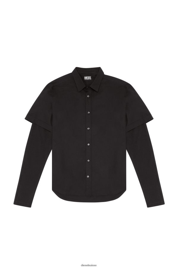 ch Diesel Hommes s-marley-a noir 0R48H8335 vêtements