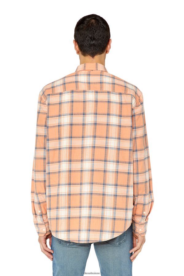 ch Diesel Hommes s-umbe-check-n rose/blanc 0R48H8313 vêtements