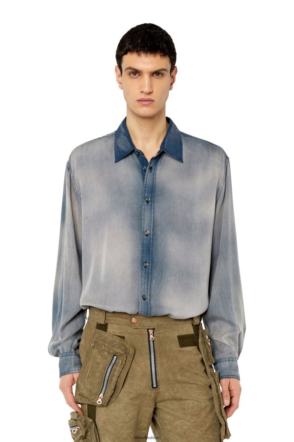 ch Diesel Hommes s-umbe-traiter bleu 0R48H8314 vêtements