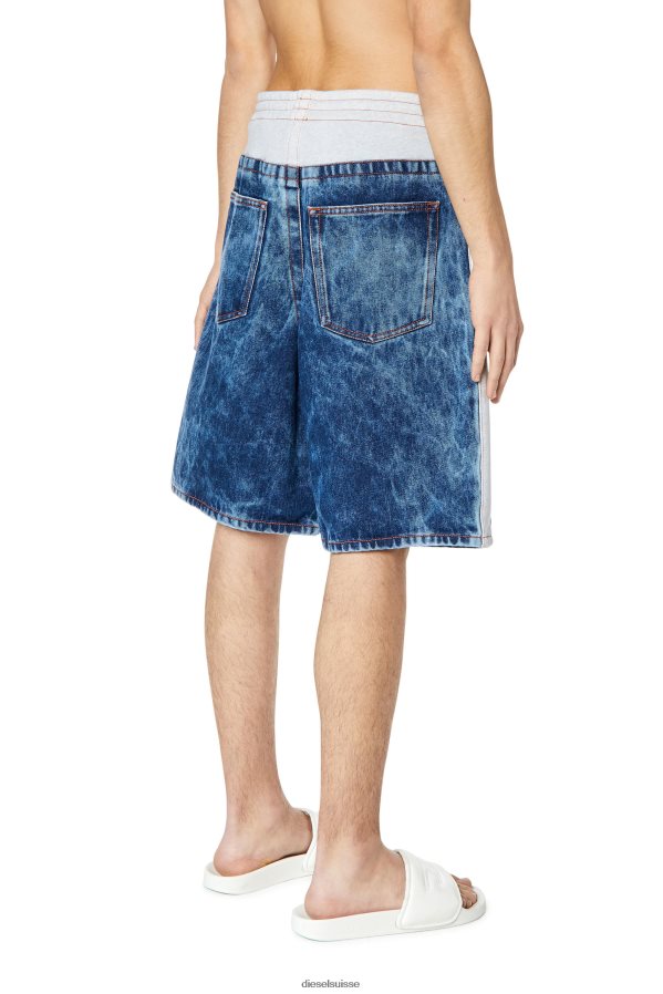 ch Diesel Hommes d-byxo bleu moyen 0R48H8413 vêtements