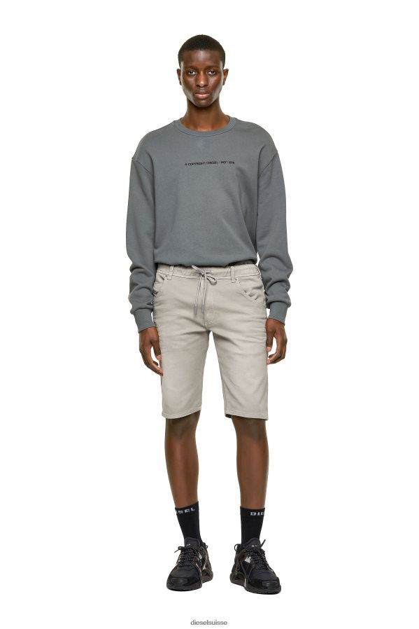 ch Diesel Hommes jean d-krooshort gris 0R48H8369 vêtements