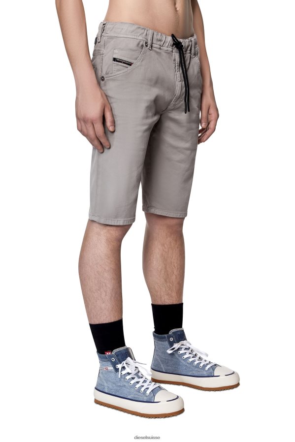 ch Diesel Hommes jean d-krooshort gris 0R48H8369 vêtements