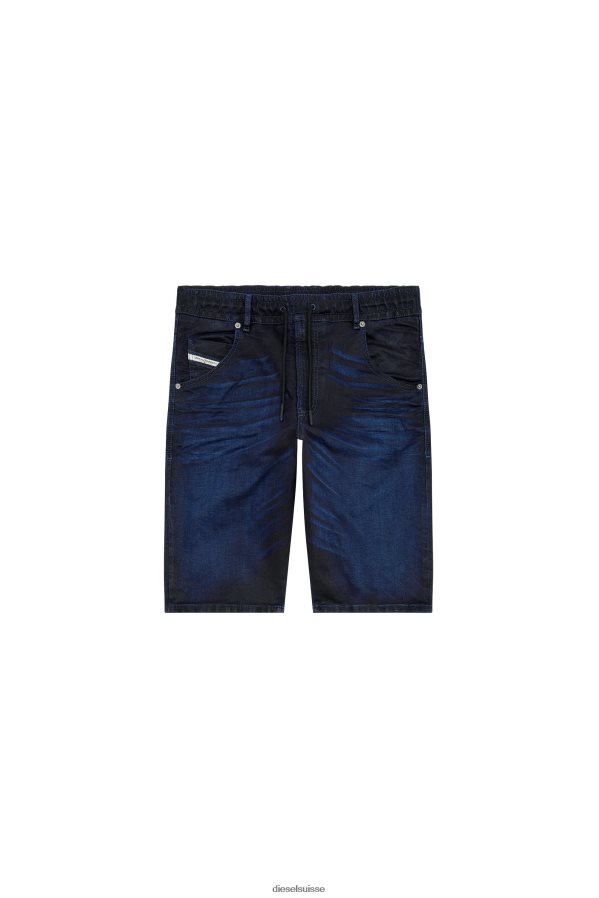 ch Diesel Hommes jean d-krooshort-z bleu foncé 0R48H8393 vêtements