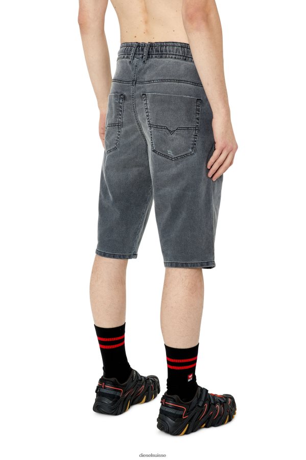 ch Diesel Hommes jean d-krooshort-z noir 0R48H8373 vêtements