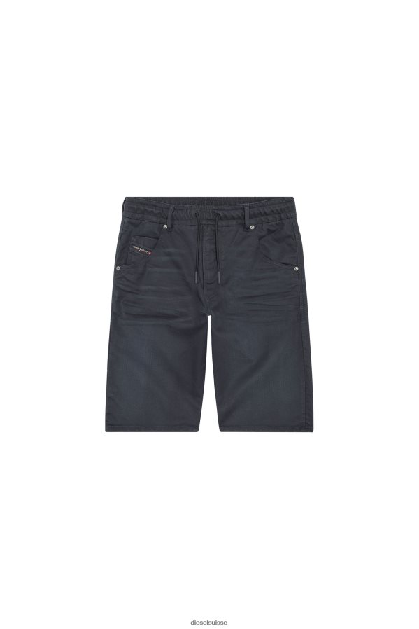 ch Diesel Hommes jean d-krooshort-z noir/gris foncé 0R48H8394 vêtements