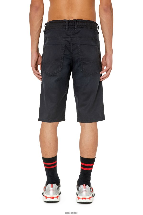 ch Diesel Hommes jean d-krooshort-z noir/gris foncé 0R48H8394 vêtements