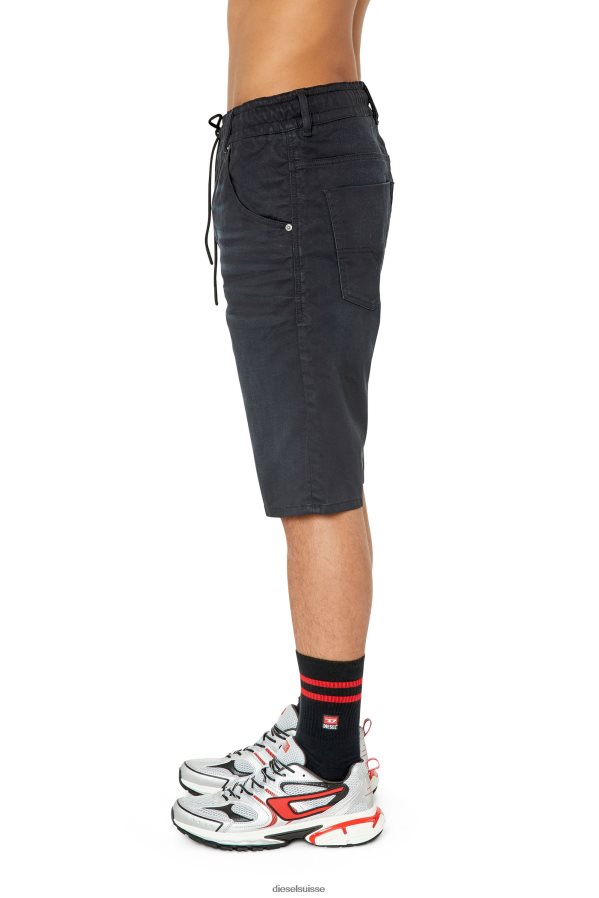 ch Diesel Hommes jean d-krooshort-z noir/gris foncé 0R48H8394 vêtements