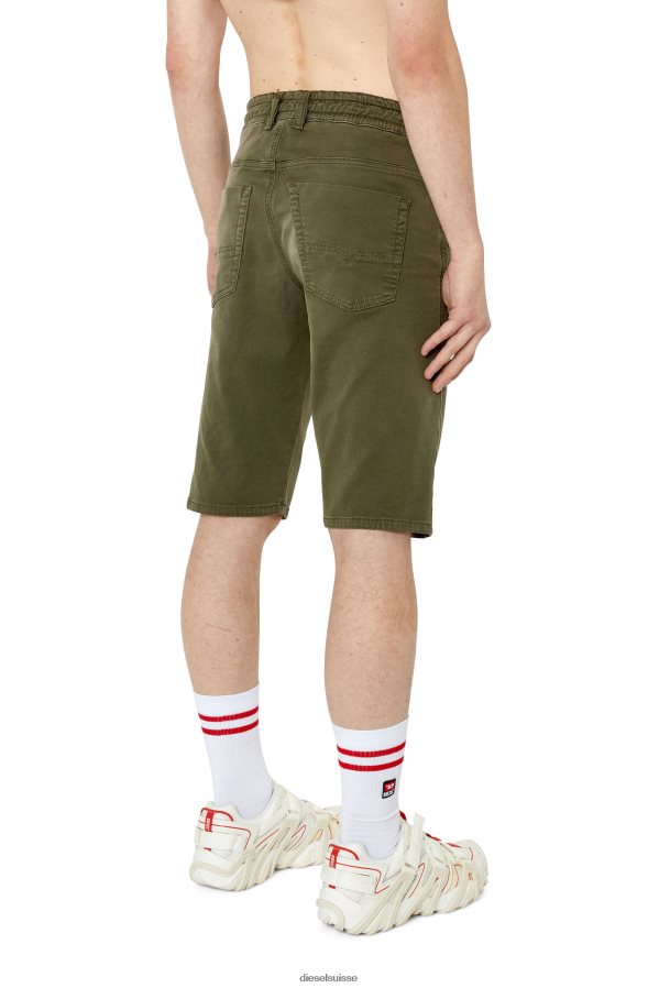 ch Diesel Hommes jean d-krooshort-z vert 0R48H8370 vêtements