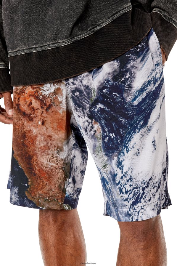 ch Diesel Hommes p-ferg-cmf noir blanc 0R48H8358 vêtements