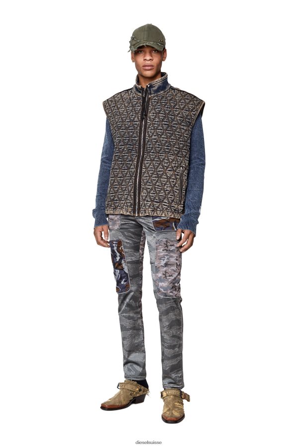 ch Diesel Hommes p-jose-cmf gris brun 0R48H8365 vêtements