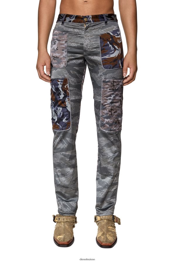 ch Diesel Hommes p-jose-cmf gris brun 0R48H8365 vêtements