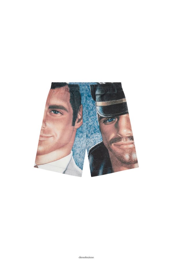 ch Diesel Hommes pr-p-toll-sho-23a bleu 0R48H8357 vêtements