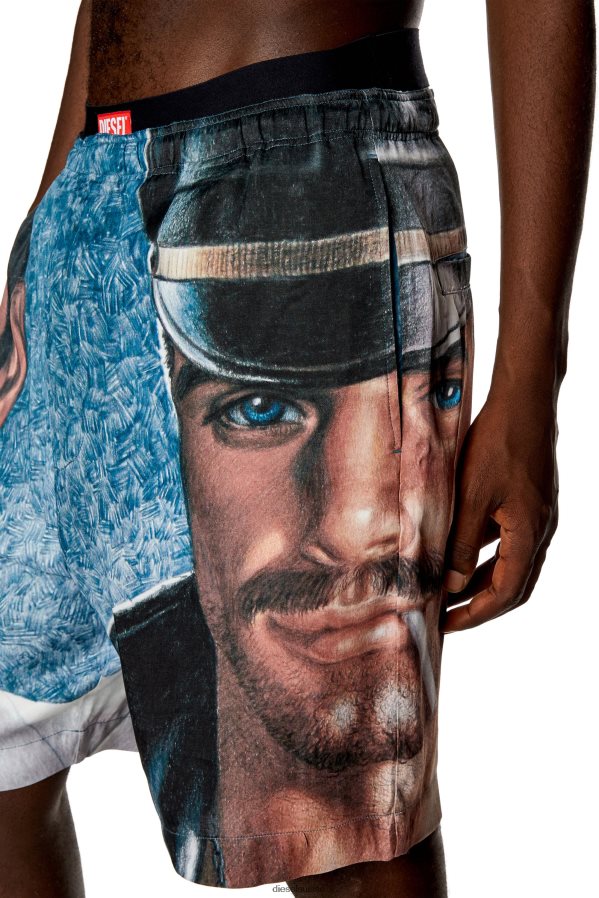 ch Diesel Hommes pr-p-toll-sho-23a bleu 0R48H8357 vêtements