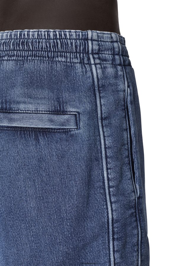 ch Diesel Hommes short en jean d-boxy bleu moyen 0R48H8402 vêtements