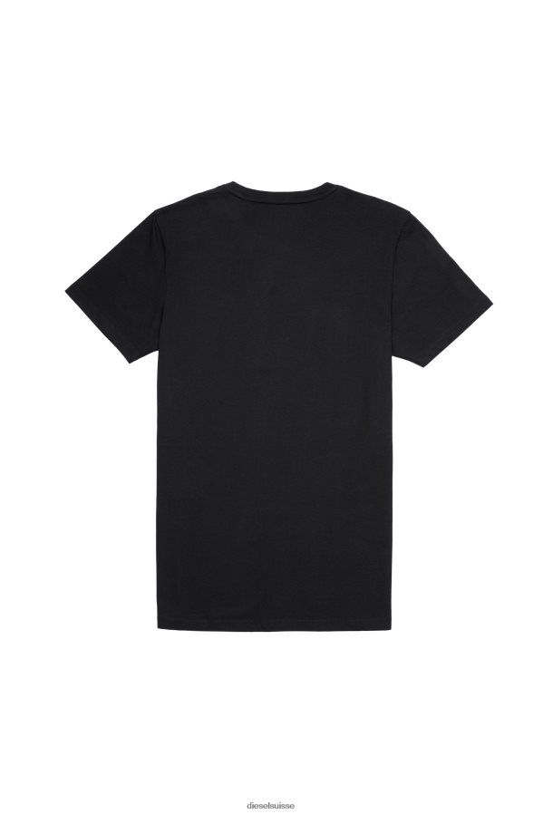 ch Diesel Hommes umtee-michael-tube-twopack noir 0R48H8442 vêtements